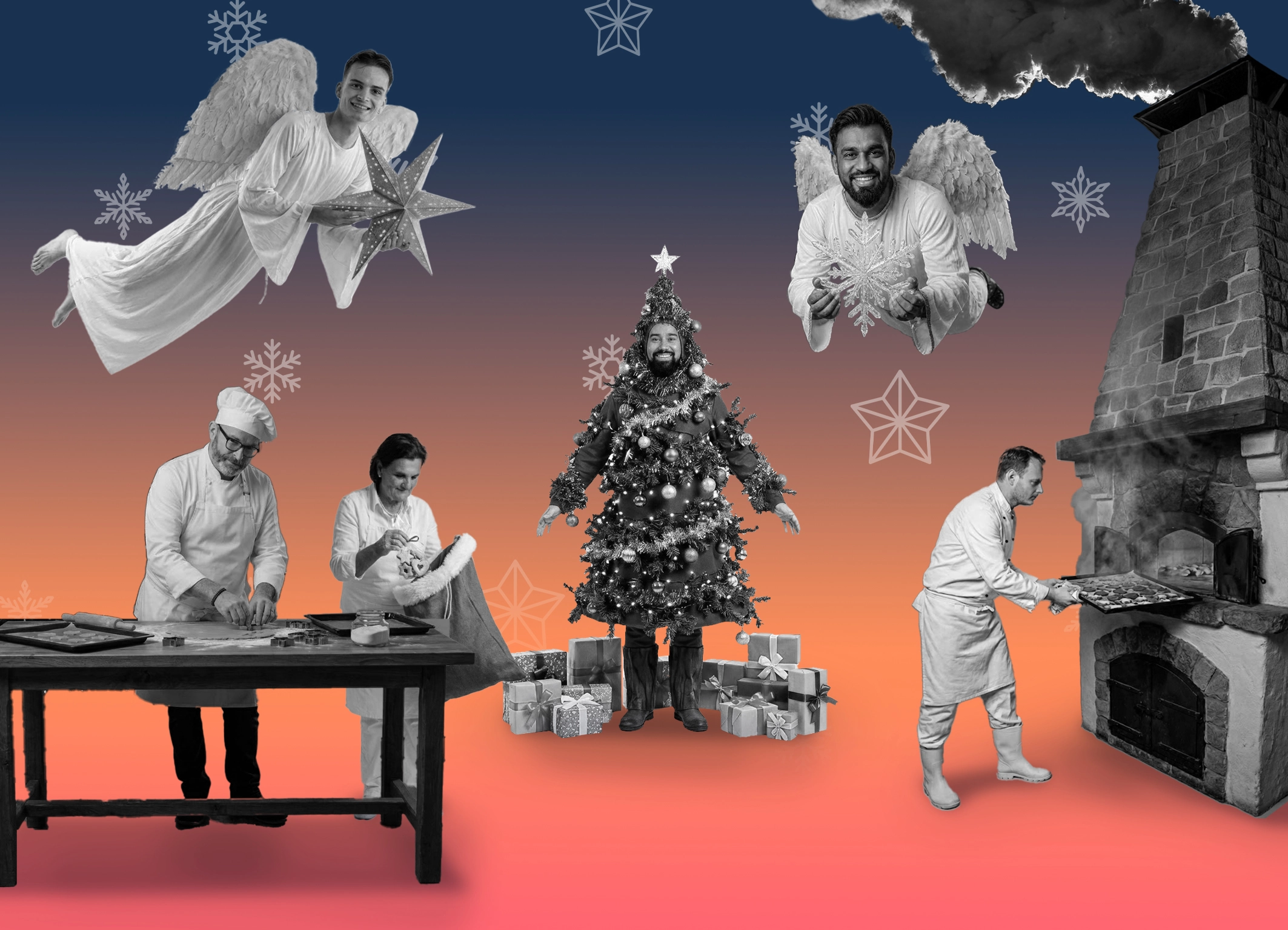 Weihnachtskarte atedo